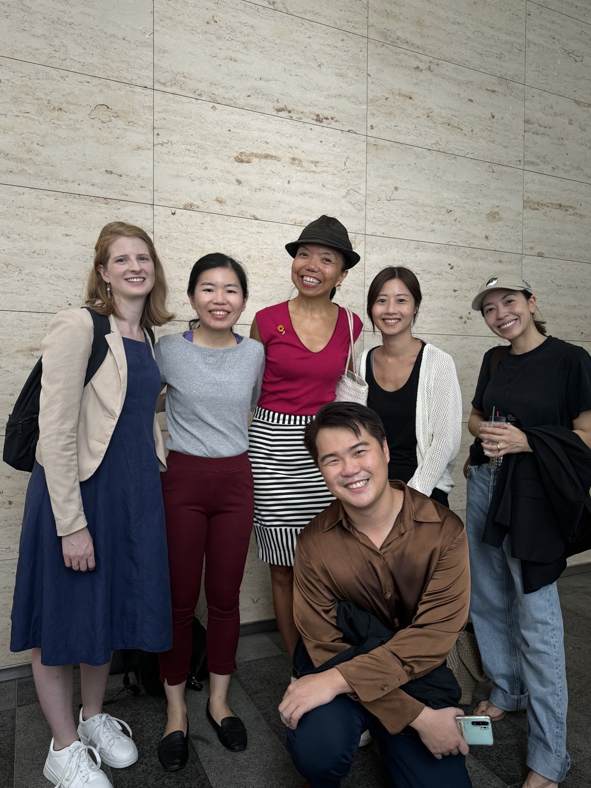 Dr Marie-Claire Reville with a group of fellow clinicians and professionals